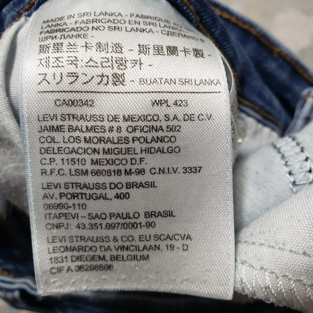 Levi's‎ Jeans Womens 10 Blue Mid Rise Skinny Denim Medium Wash